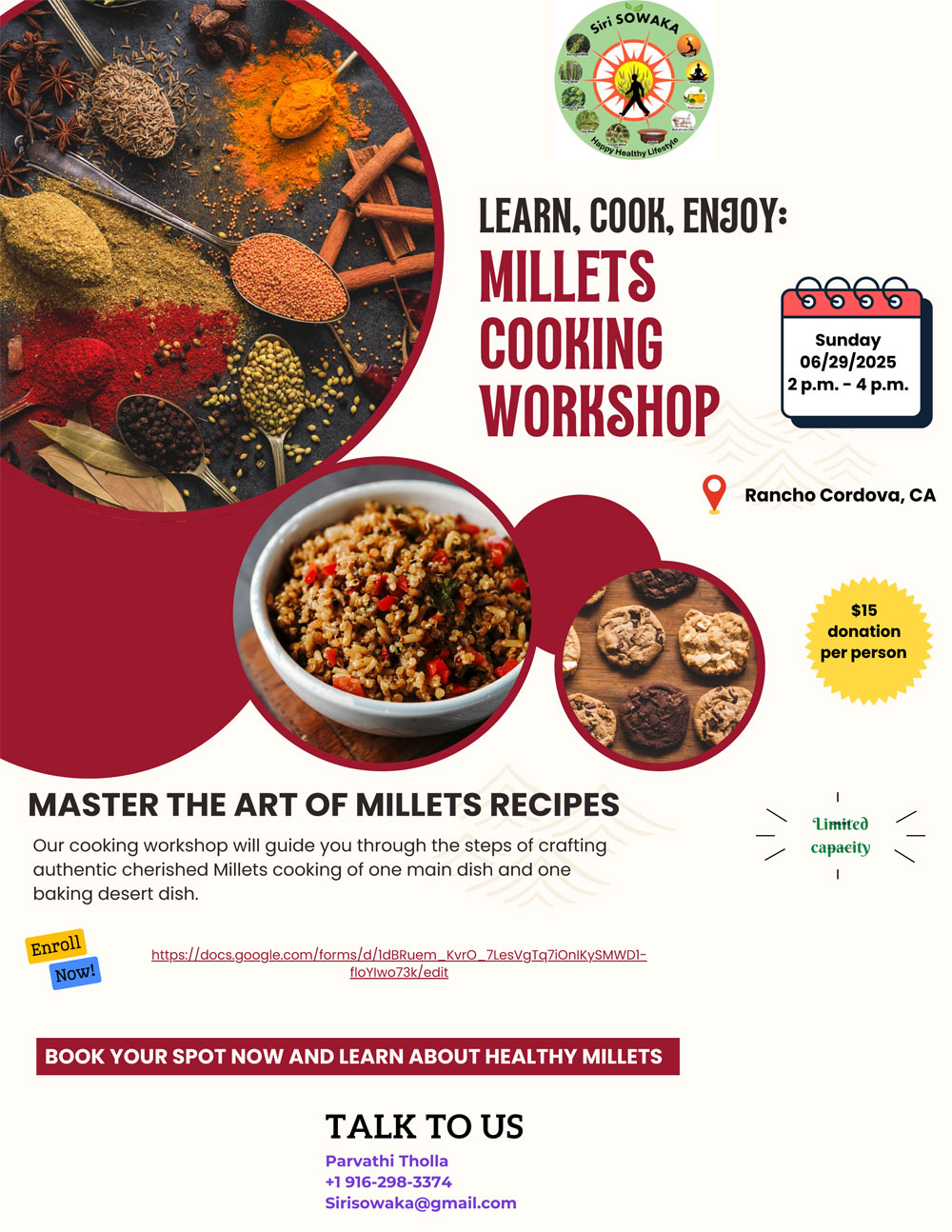 Millet Cooking Workshop